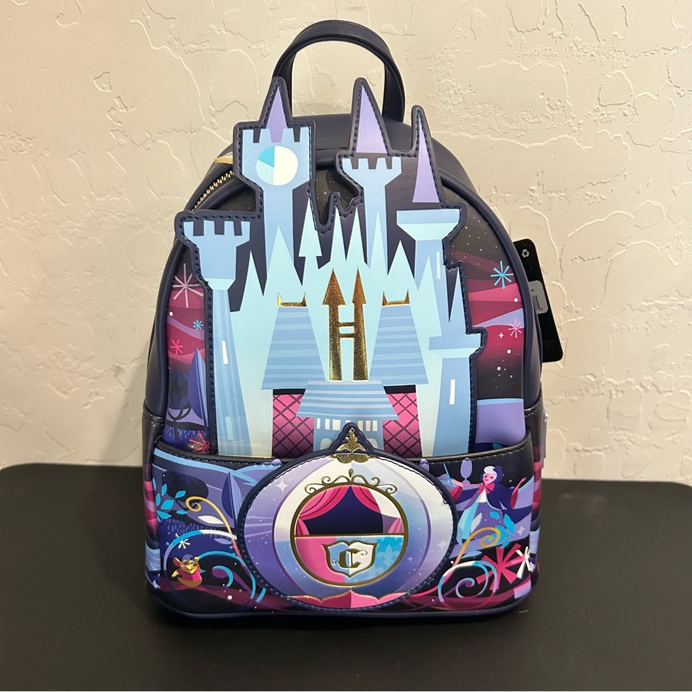 Loungefly Disney Cinderella Castle Mini Backpack